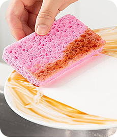 纤维素木浆海绵